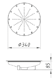 Круглые панели гейзера Арт.: AT-02.05