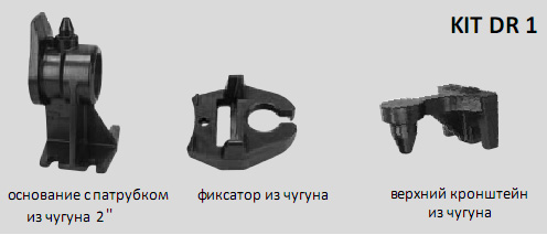 Погружные одноступенчатые насосы c горизонтально расположенным нагнетательным патрубком и режущим механизмом Draincor 200