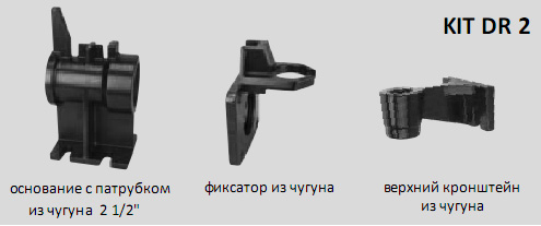 Погружные одноступенчатые насосы с горизонтально расположенным нагнетательным патрубком Drainex 300