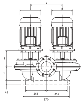 ������������ ������������ �� ����������� � �������� �������� FLSD4 125-160/30 230/400 ���. 0000143513
