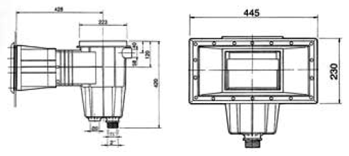Скиммеры для пленочного бассейна Арт.: A-056