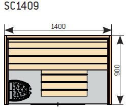 Сауны для ванной комнаты Capella SC1409