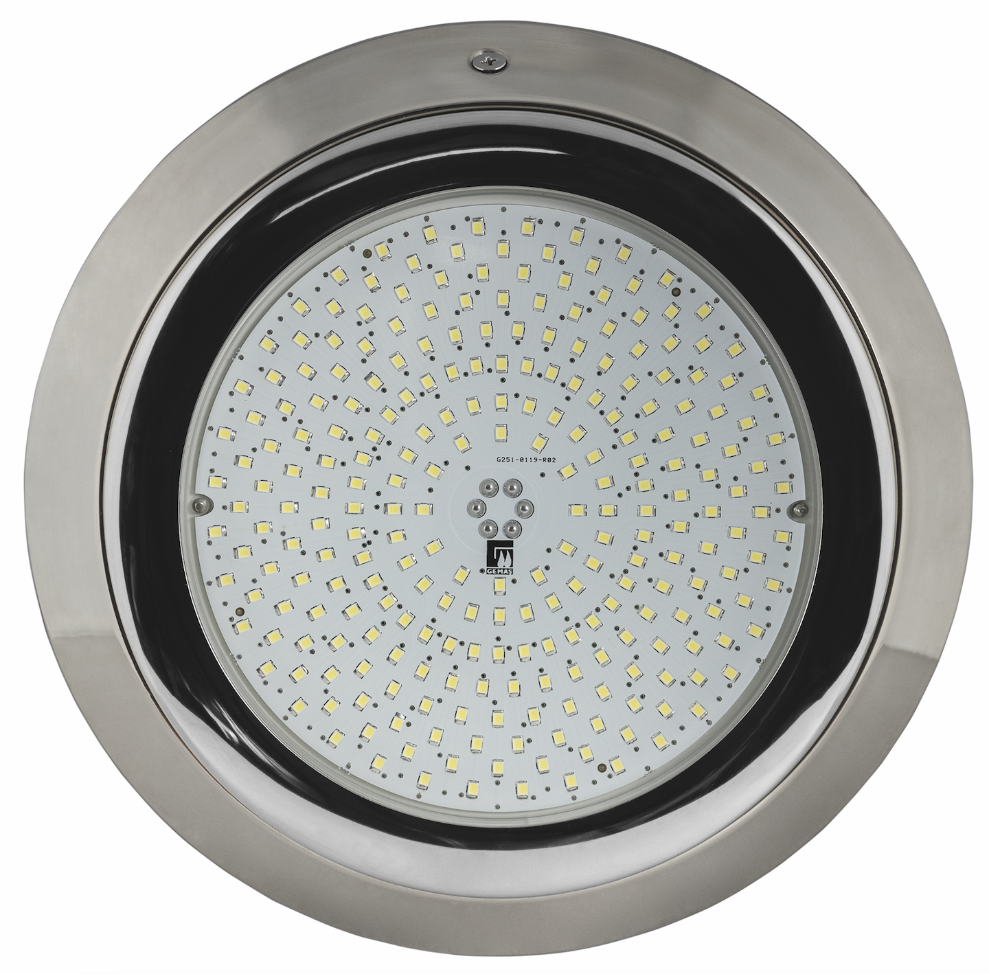 ��������� ������������ 50�� Gemas SlimLED-INOX Daylight 252�� 12� ������ �/� (���������) (052141SS)