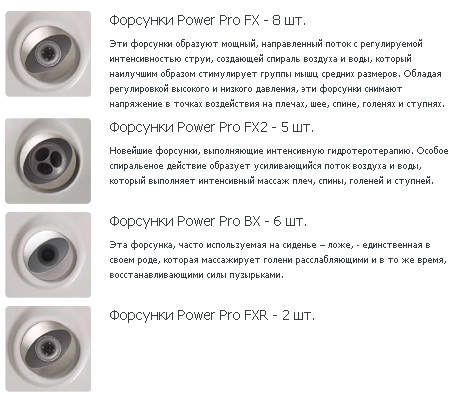 Jacuzzi J-315 форсунки