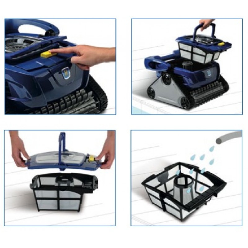Донный очиститель автоматический CyclonX RC 4400, блок упр, тележка, кабель 18м, до 72м²/WR000021