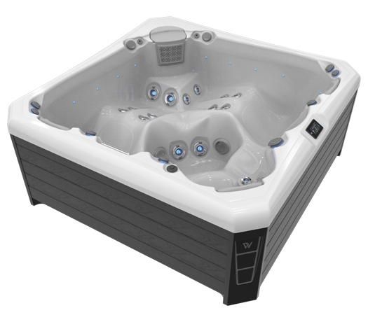 Спа бассейн Wellis Palermo 42 форсунки 5 мест 218 х 218 х 87 см Ультрафиолет Подсветка RGB Электронагреватель