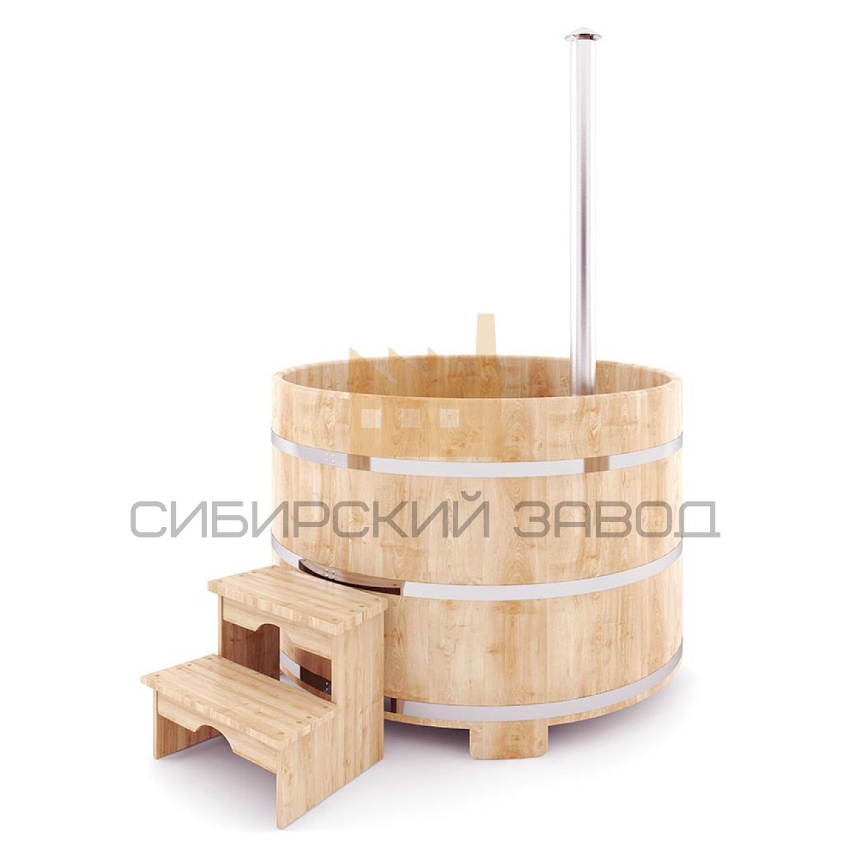 Фурако круглая со встроенной печью Вес: 140кг ДxВxГ: 150см х 150см x 120см